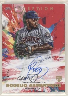 2020 Topps Inception Red 49/75 Rogelio Armenteros #RESA-RA Auto RC 0b67