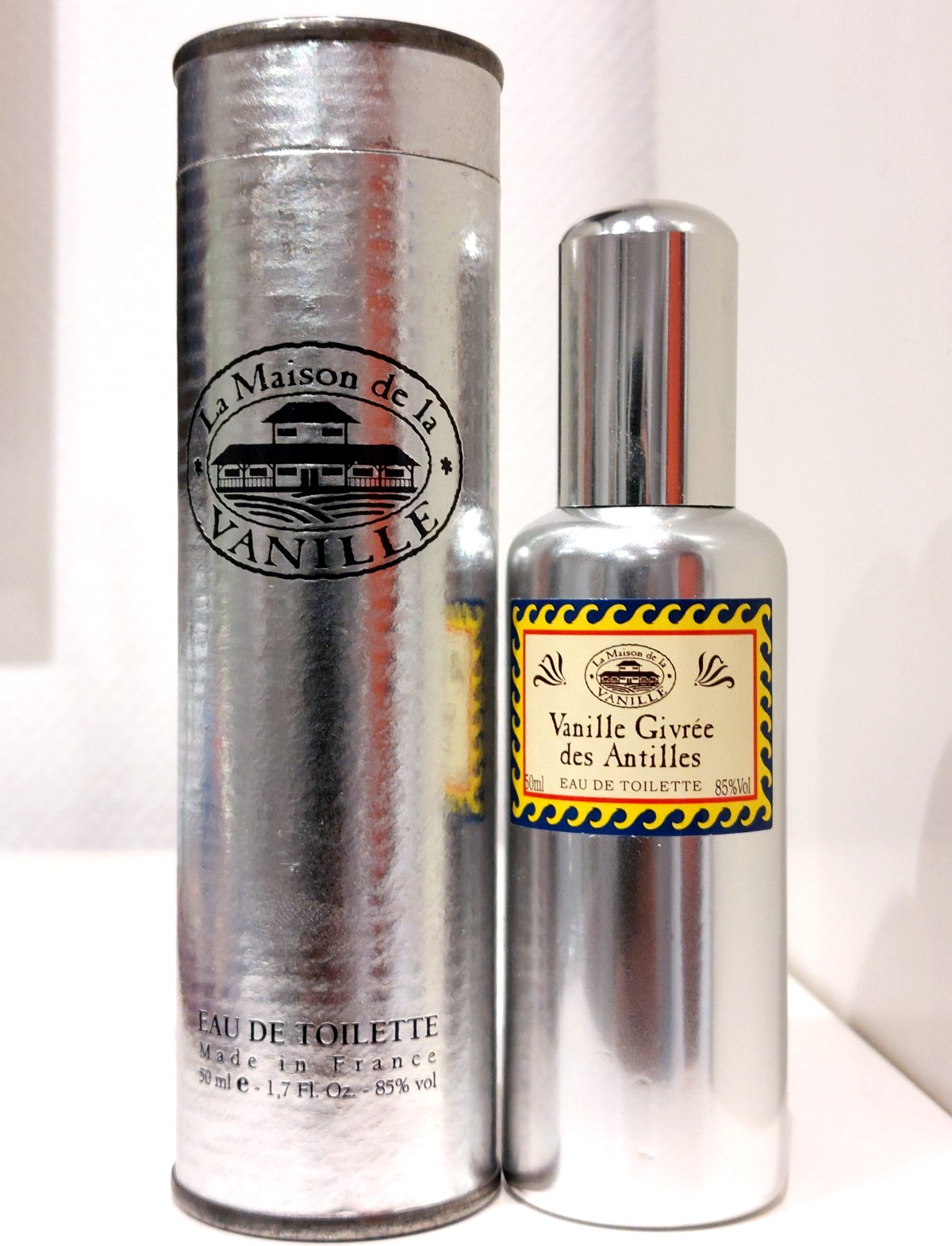 Eau de toilette Vanille Givrée des Antilles en flacon spray de 50ml
