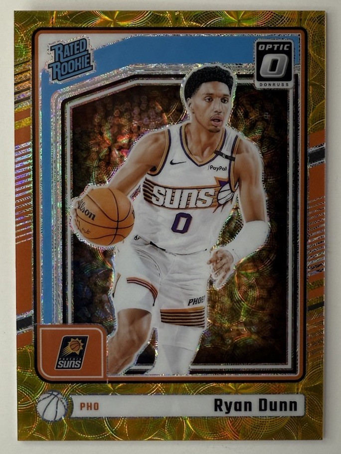 2024-25 Panini Donruss Optic - Ryan Dunn #279 Gold International Scope /10 (RC)