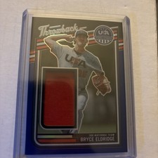 2024 PaniniStars & Stripes Throwback Patch Bryce Eldridge Blue Prizm /49