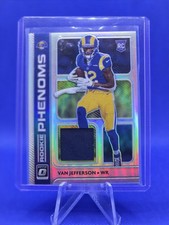 2020 Panini Donruss Optic Rookie Phenoms Memorabilia Van Jefferson Rams RP-26