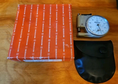 Vintage Mitutoyo Pocket Thickness Gage No. 7308 - 0.001” - 0.375”, Original Box