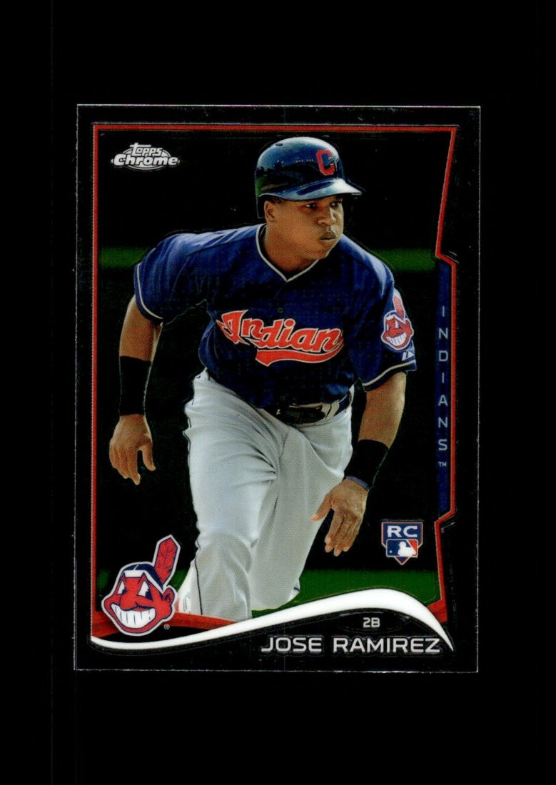 2014 Topps Chrome: # 45 Jose Ramirez RC NM-MT OR BETTER