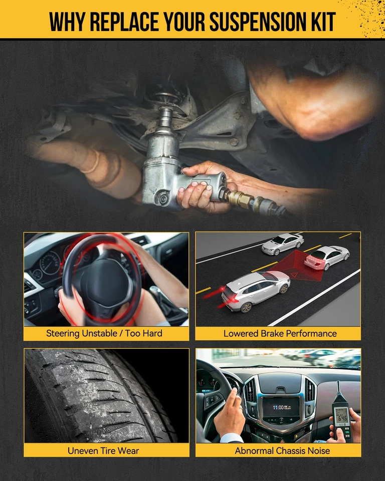 Par de brazos de control superiores delanteros para Ford F-150 2004-2020 Ford Expedition 2007-2015 Foto 4 de 4