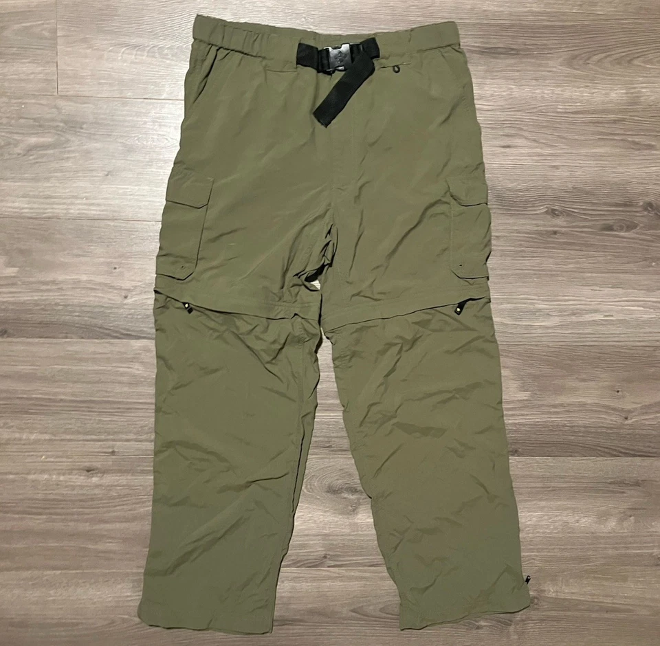 Boy Scouts Of America BSA Switchback Pants Green Cargo Convertible Size Medium - Image 2 of 4