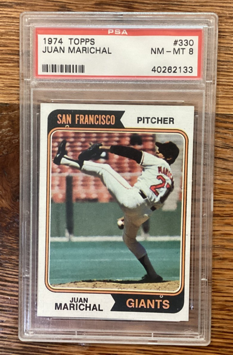 Topps 1974 Juan Marichal #330 PSA 8 NM-MT San Francisco Giants