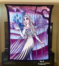 NEW Disney Frozen Princess Queen Elsa Throw Blanket