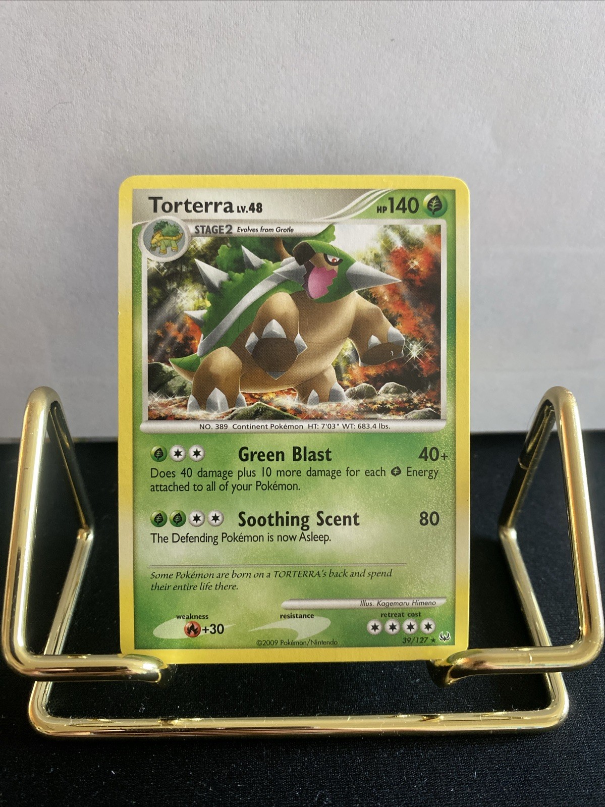 Pokémon TCG Torterra Platinum 39 Regular Rare Card