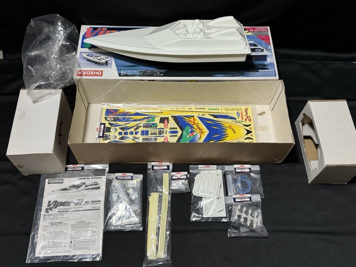 Vintage Kyosho RC Boat Viper-R 99 Edition EP New in Box | eBay