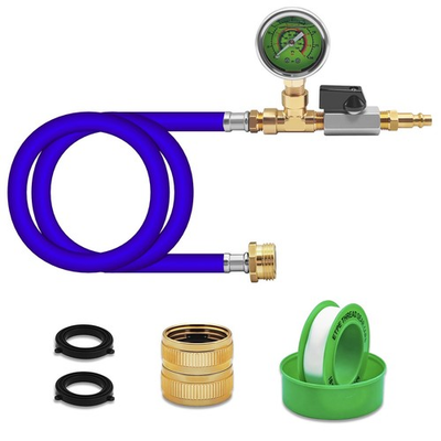 #ad #ad RV Winterizing Kit with Pressure Gauge 60inch RV Winterize Hose with 3 4quot; GH... $42.47