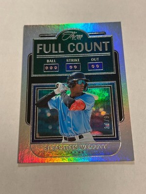 2024 PANINI THREE AND TWO SEBASTIAN WALCOTT 30/99 FULL COUNT FOIL RANGERS SP