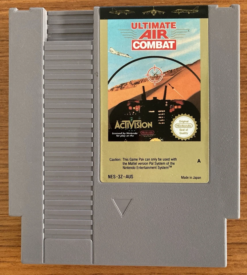 NES ~ ULTIMATE AIR COMBAT Nintendo Game NES-3Z-AUS Cart + Inst + Sleeve Pal A - Image 2 of 4