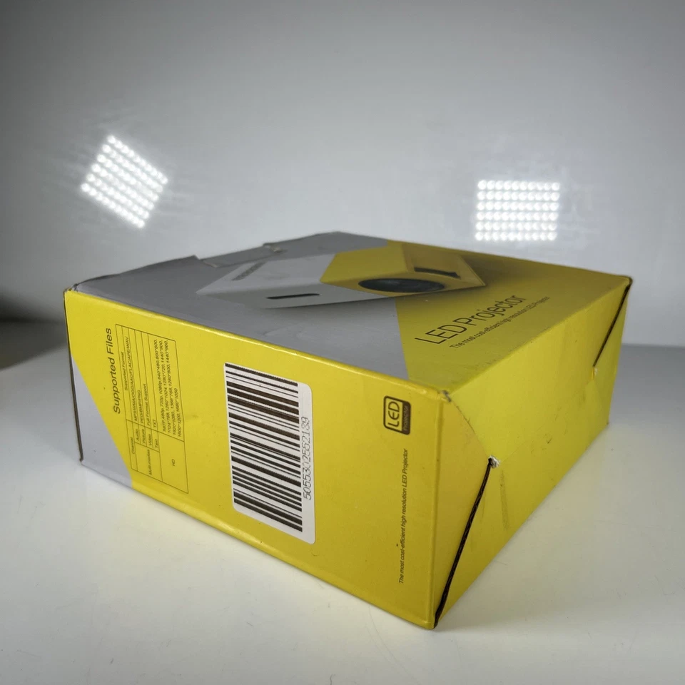 Proyector Portátil LED Mini Excelvan YG300 Abierto Nunca Usado - Imagen 3 de 4