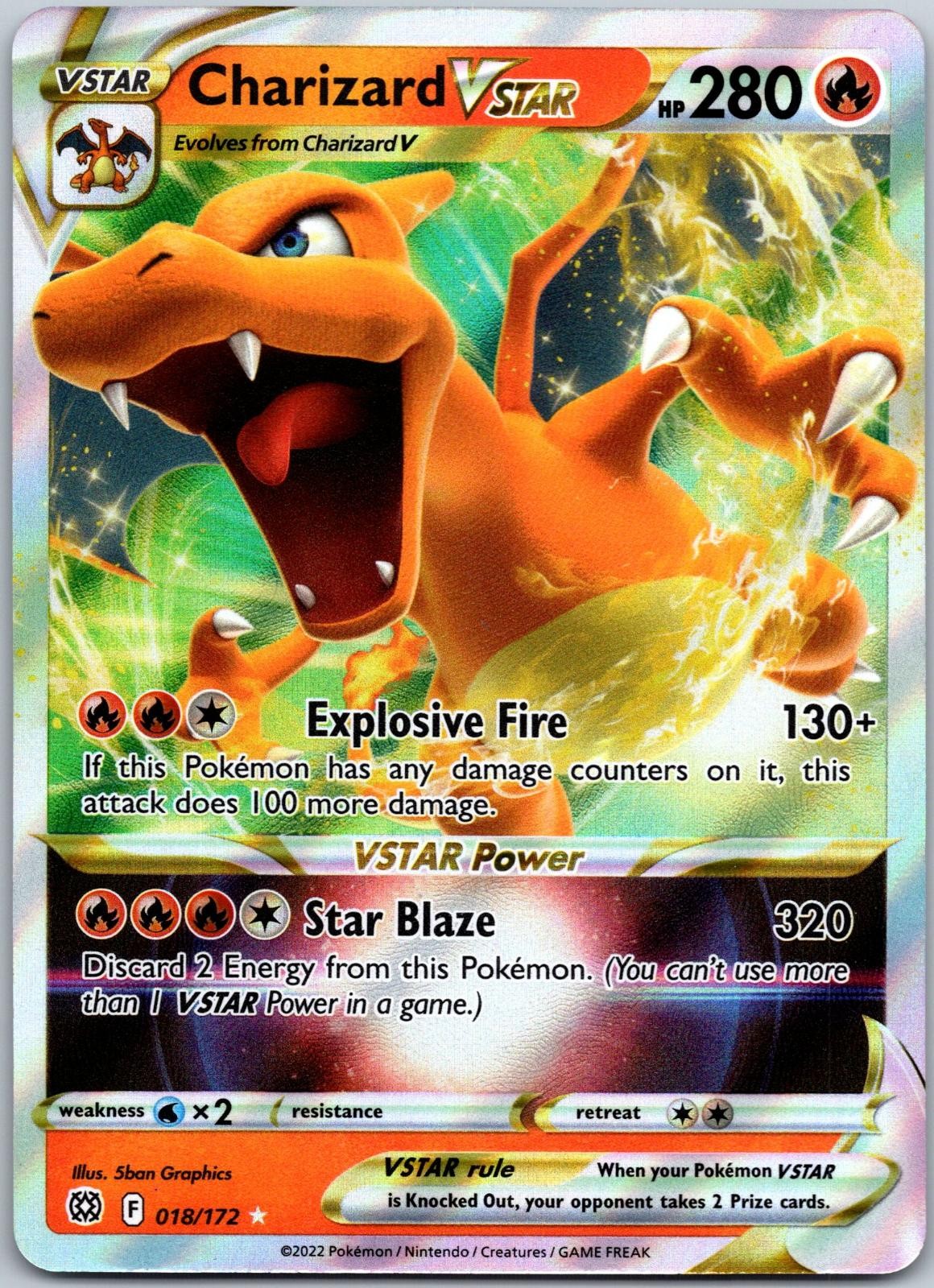 Charizard VSTAR 018/172 Ultra Rare Brilliant Stars NM