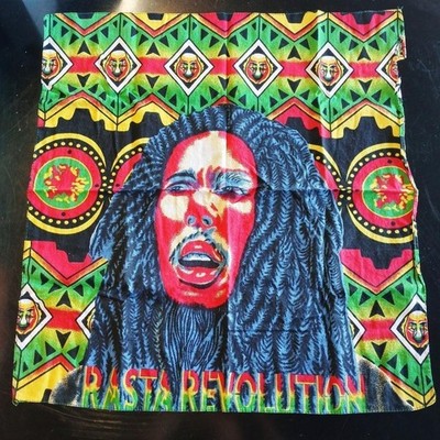 Vintage 90s Bob Marley Unisex Rasta Revolution Bandana