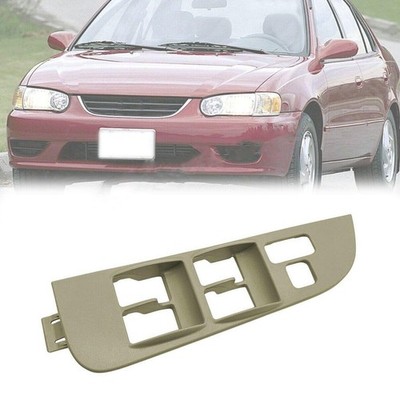 Linke Seite Master Power Window Schalter Lünette Trim Für 1998-02 Toyota Corolla