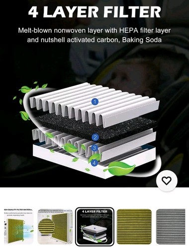 Ricambio filtro aria abitacolo per CF11966, Sierra 1500 2019-2025, Silverado 1500 - Foto 4 di 7