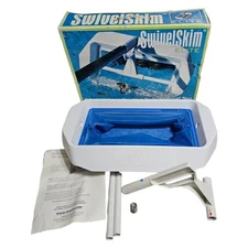 NEW Swivel Skim Elite Pool Floating Bidirectional Net Skimmer - Fits Most Poles