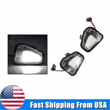 Par de luces LED de charco de espejo retrovisor lateral para Volkswagen VW Passat EOS CC Scirocco Jetta