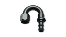 Vibrant Performance 22804 -4AN Push-On 180 Degree Hose End Fitting Aluminum