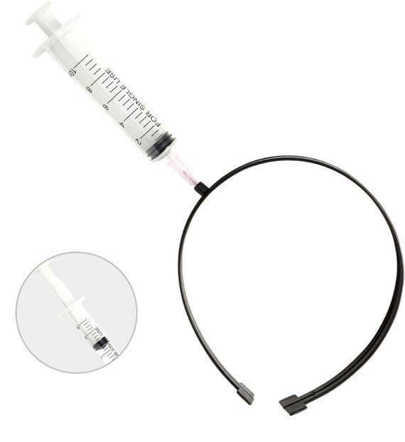 HalloW033ween Syringe Through Head Headband Horror Fancy Dress Costume Accessory