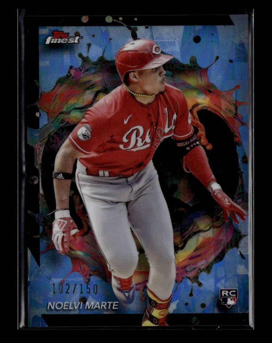 Noelvi Marte 2024 Finest Sky Blue Refractor #232 #/150 RC