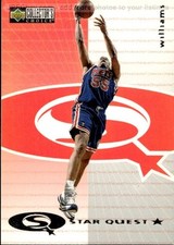 1997 NBA card # sq21 Jayson Williams Upper Deck
