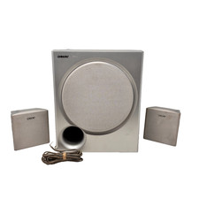 Sony Set of 1 Subwoofer SS-WMSP66  2 Surround Sound Speakers Silver MSP66 CNP66