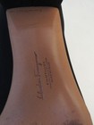 SALVATORE FERRAGAMO | Logo Band Black Pumps with Gold Buckle | Size 9C | Vintage — photo 10