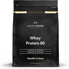 Protein Works Whey Protein 80 Low Calorie Shake Powder - Vanilla Creme 1 kg 29.95 per kilo