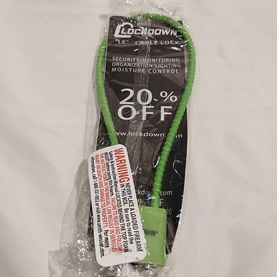 Lockdown 15'' Cable Lock - Re-enforced With Non-marring Sheathing - 2-keys
