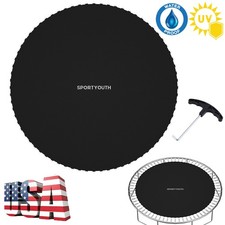 Round Trampoline Mat Replacement Fits 12/14/15FT  72-96 V Rings 6.5-7" Spring