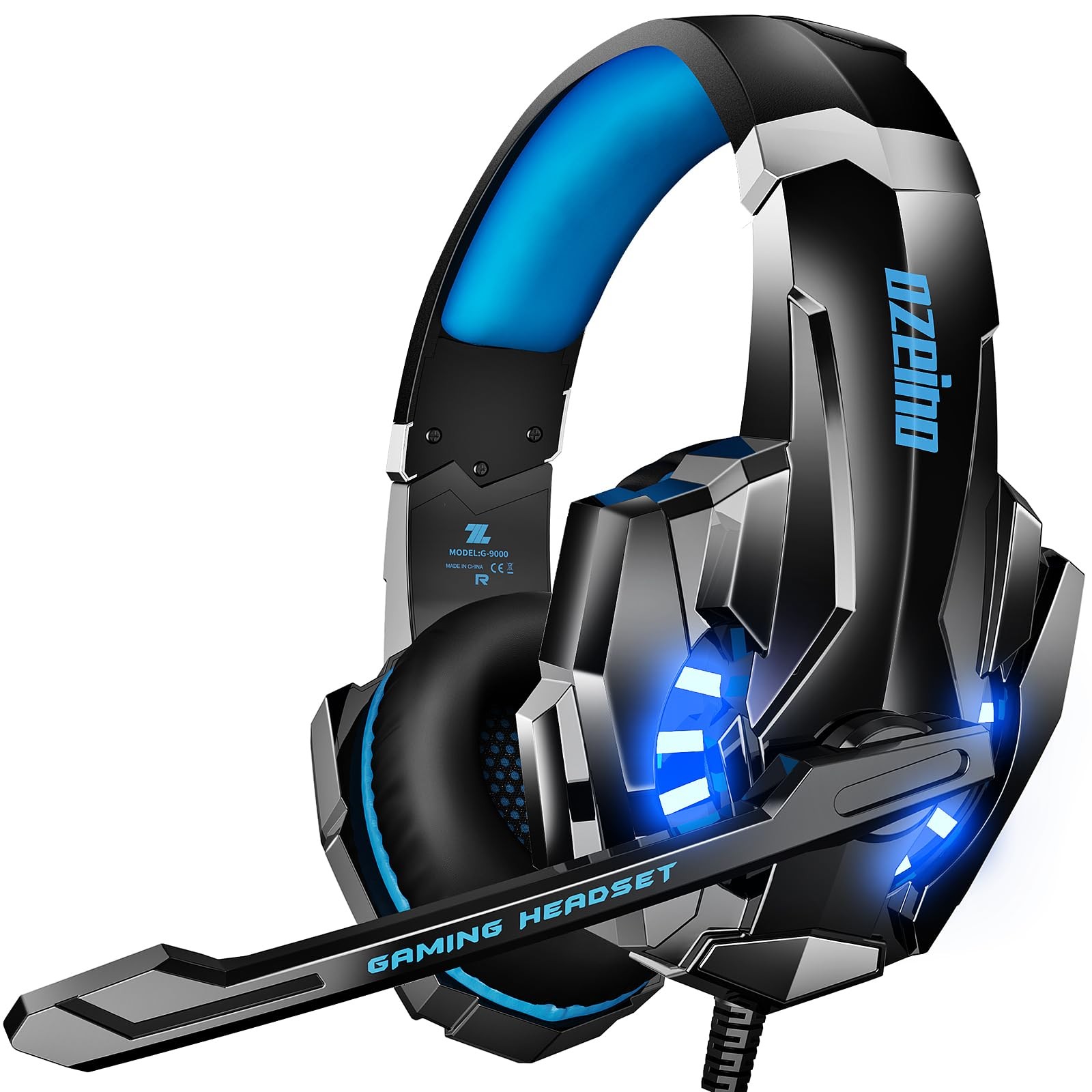 Cuffie Gaming Ozeino PS4 PS5 PC - Audio 3D e Microfono Noise Cancelling