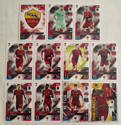 Match Attax 22/23 AS Roma Team Set Full Alle 11 Karten 2022/2023