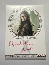 2024 Game Of Thrones Legends Of Realm Charlotte Hope Myranda Red Ink Sigil Auto
