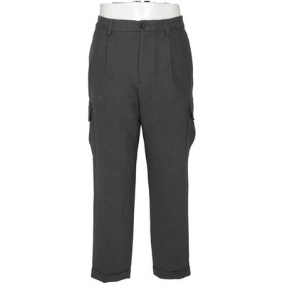 Zara, Cargohose, Größe: 42, Grau, Polyester, Einfarbig, Herren #fyt