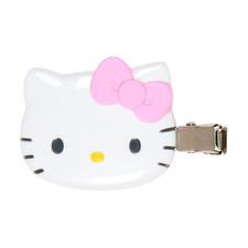 Sanrio Hello Kitty Hair Bang Clips, Pink ABS Resin, Right and Left Facing Set...