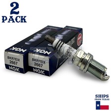 NGK 2667 Iridium IX Spark Plug BKR7EIX - 2 Pa...