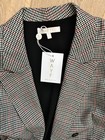 NEW~WAYF-Double Breasted-Black, Red & White Check "Finn" Blazer Large-MSRP $128 — photo 6