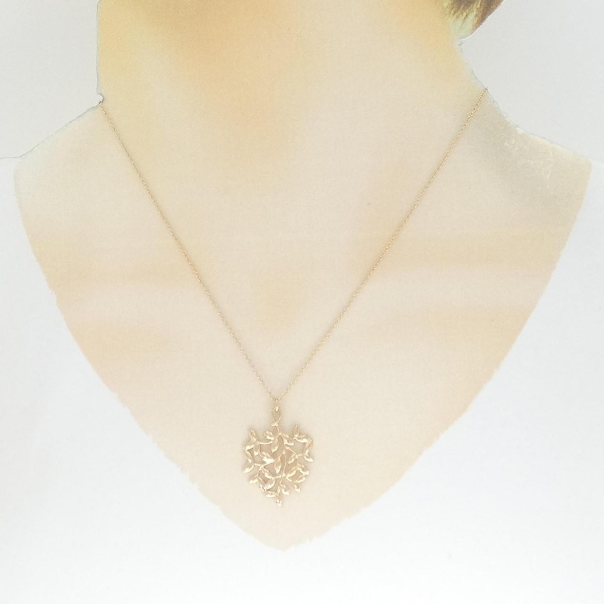 【Tiffany & Co】Olive Leaf small ペンダント ネックレス パロマ・ピカソ オリーブ リーフ ペンダント（スモール）18K