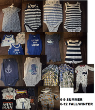 Baby Boy 6-9 summer and 6-12 Fall Winter paja...