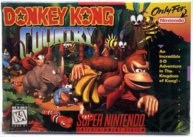 Donkey Kong Country DK Super Nintendo SNES New 1994 Sealed VGA Graded 85+