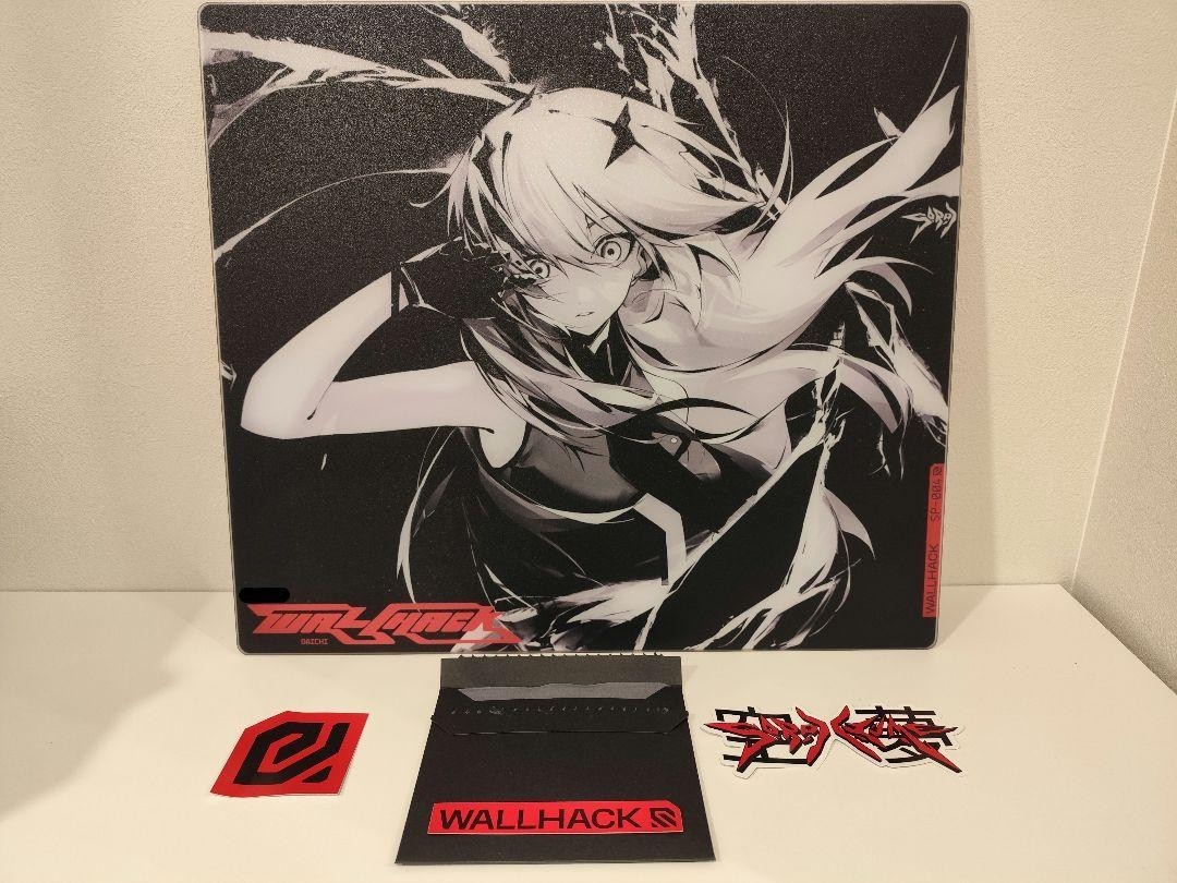 マウス・トラックボール Wallhack SP-004 Frenzy Sora WALLHACK SKYPAD SP-004 Frenzy Sora Glass Gaming Mouse Pad