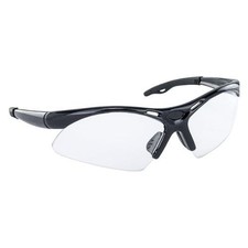 SAS Safety 540-0200 Diamondbacks Safety Glasses, Universal, Clear Lens Blk Frame