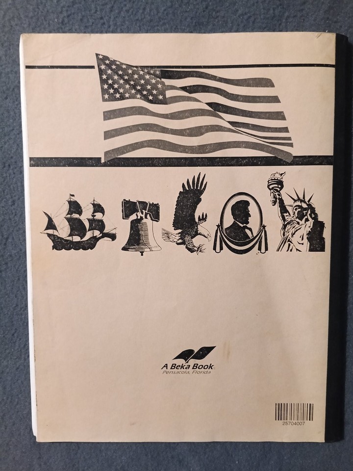 America Land I Love Answer Key Christian Perspective A Beka Book | eBay