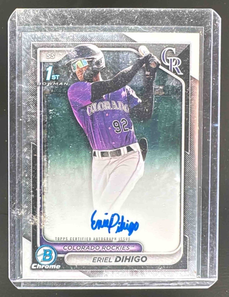 Eriel Dihigo 2024 Bowman Chrome #CPA-ED Auto 1st RC