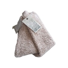 BAREFOOT DREAMS 1 Pair Cozy Chic Womens Heathered Tube Socks in Neutral One Size