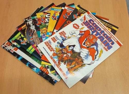 MARVEL 1984 CAPTAIN BRITAIN COMIC #1-14