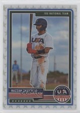 2023 Panini USA Baseball Stars & Stripes White Prizm 2/99 Nazzan Zanetello 0w7