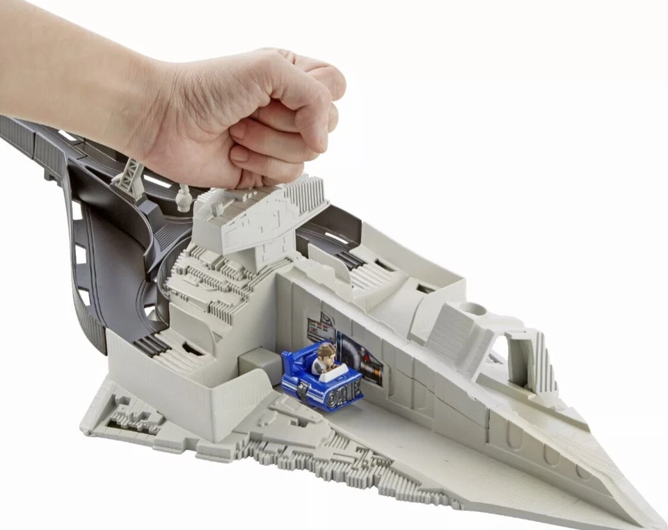 Star Wars Hot Wheels Battle Rollers Star Destroyer Race Launcher Han Solo Moloch - Image 4 of 4